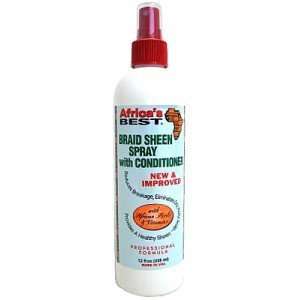  Africas Best Braid Sheen Spray with Conditioner 12 oz 