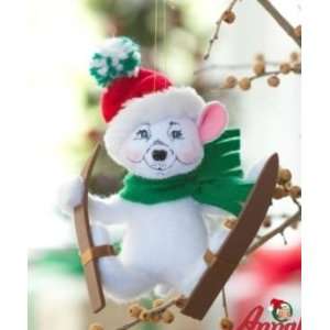   Mobilitee Doll Christmas Bearly Skiing Ornament 4 