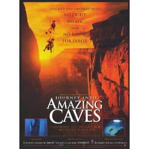Journey Into Amazing Caves (IMAX) Movie Poster (11 x 17 Inches   28cm 