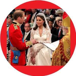  Prince William and Kate    I DO    LARGE 2.25 Magnet 