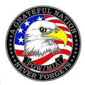    POW MIA A Grateful Nation Never Forgets Pin 