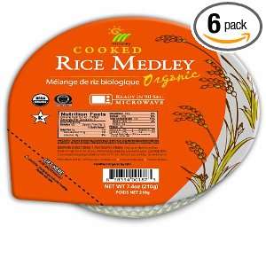 gogo rice Organic Rice Medley, 7.4 Ounce Packages (Pack of 6)  
