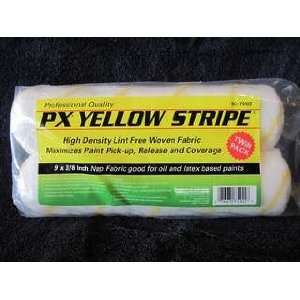  RC75922 PX Yellow Stripe High Density Paint Roller Twin 