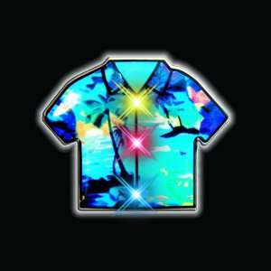  Hawaiian Shirt Flashing Blinking Light Up Body Lights Pins 