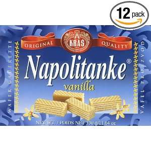 Kras Napolitanke (Vanilla Wafers), 11.64 Ounce Packages (Pack of 12)