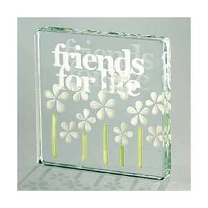  Spaceform Friends for Life Glass Paperweight Camera 