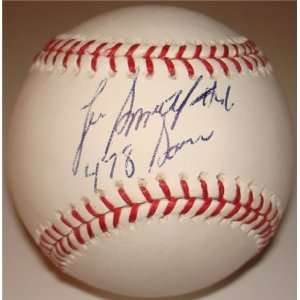  Lee Smith Autographed/Hand Signed Official Major League 