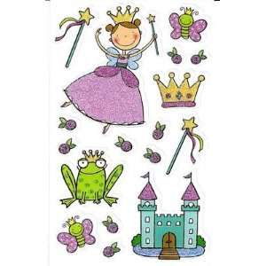  Fairy Princess 17 Pc Glitter Stickers/Me & My BIG Ideas 