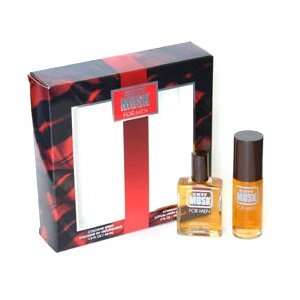 Musk By Coty For Men. Gift Set ( Cologne Spray 1.5 Oz + Aftershave 2.0 
