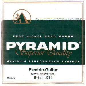  Pyramid Pure Nickel Round Wound 6 String, .011   .048 