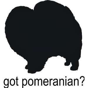 Got pomeranian   Removeavle Vinyl Wall Decal   Selected Color As seen 