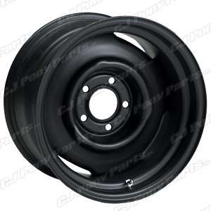 15x6 Satin Black OE Style Chrysler Mopar Wheel Rim  