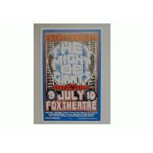  They Might be Giants Handbill Poster Fox Theatre Boulde 