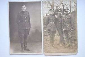 1920s Set of 2 Estonian Liberation Army Officers Photos  