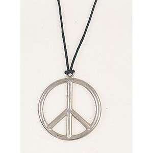 Lot of 6 70s Party Favors   PEACE SIGN NECKLACES  