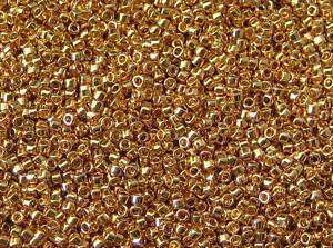 AIKO Toho Japanese Cylinder Beads 24K Gold Plated #712  