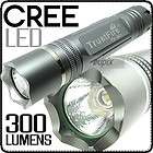 CREE Led 300 Lumens Flashlight 801 Torch Lamp +Holster  