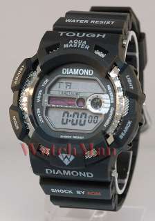 Aqua Master Diamond Watch Black Shock By AQM Joe Rodeo  