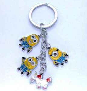 DESPICABLE ME collectable minion keyring Charm Keychain  