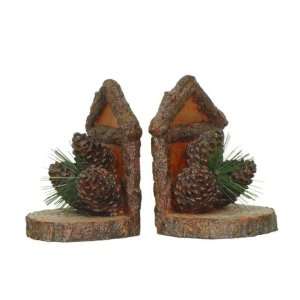  Judith Edwards Designs 3596 Pine Cone Bookends