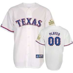 com Texas Rangers Jersey Youth Any Player Home White Replica Jersey 