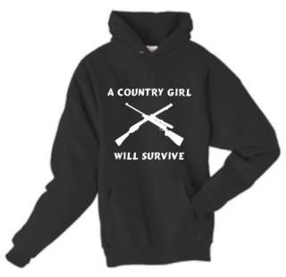 Hoodie   A Country Girl Will Survive   western  