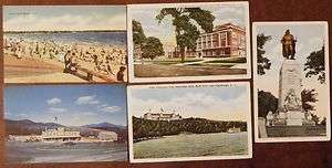 Lot Of 6 Plattsburgh NY Vintage Postcards New York Plattsburg  