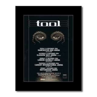 TOOL   UK Tour 2006   Black Matted Mini Poster  