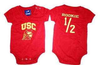 USC Newborn Infant One Piece Romper Baby Jersey Rookie  
