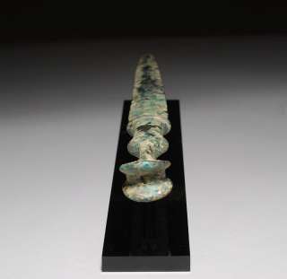 Fine Persian / Near Eastern Bronze Age dagger / short sword full hilt 