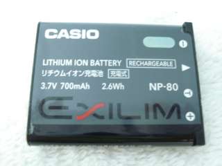 GENUINE CASIO NP 80 FOR S5 S8 Z33 Z35 ZS5 Z550 MORE  