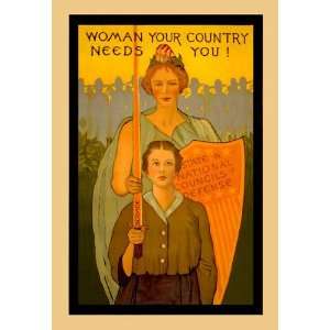 Women your Country Needs You 20x30 poster 