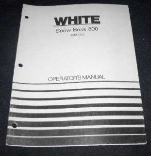 WHITE SNOW BOSS 800 900 062  