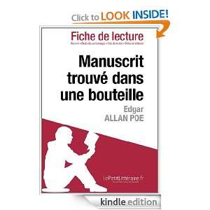   une bouteille dEdgar Allan Poe (Fiche de lecture) (French Edition