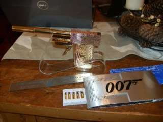 18k Gold Plated James Bond 007 Golden Gun by Factory Ent.   NO RES 