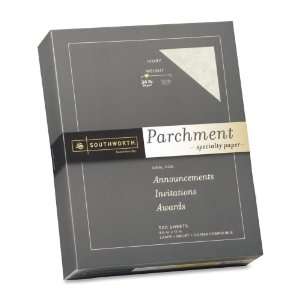  Fine Parchment Paper, 24Lb, 8 1/2x11, 500/BX, Ivory 