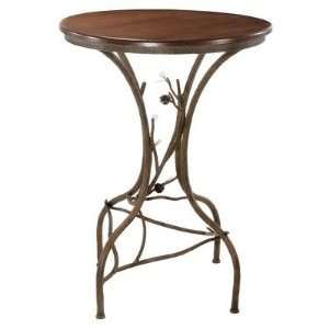   Country Ironworks 904 086 OXB Pine 40 Bar Table in Oxblood Oak Baby