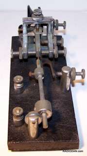 Early Speed X Morse bug key semi automatic 1935  