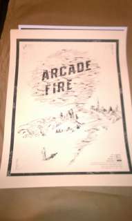 Arcade Fire Austin City Limits ACL Taping Poster Print  
