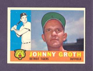 1960 Topps #171 Johnny Groth Tigers (NM/MT) *242899  