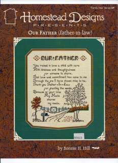 Homestead Designs Our Father Cross Stitch Leaflet  
