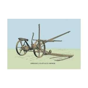  Adriance Platt and Co Mower 20x30 poster