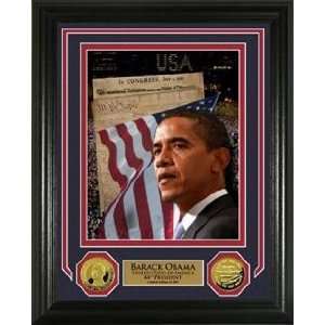  Barack Obama 44th President of the United States 24kt Gold 