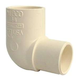 NIBCO 4707 2 Series CPVC Pipe Fitting, 90 Degree Elbow, 3/4 Slip x 