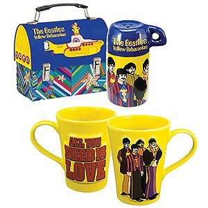  Yellow Submarine Shaker and Mug Set Beatles Music Kitchen 