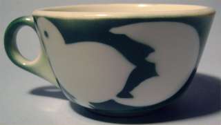 Jackson China White w Airbrushed Green HEN CHICK & EGG Cup As Is 