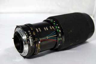 Nikon Soligor 75 250mm f4.5 lens AI S AIS manual focus macro zoom made 