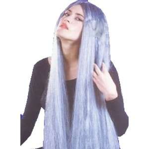   Gray Wig 36 Inch Luxuriously Long Grey Costume Wig