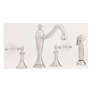  Santec Kitchen Faucet W/ Side Spray & YC Style Handles 