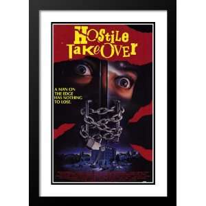 Hostile Take Over 32x45 Framed and Double Matted Movie Poster   Style 